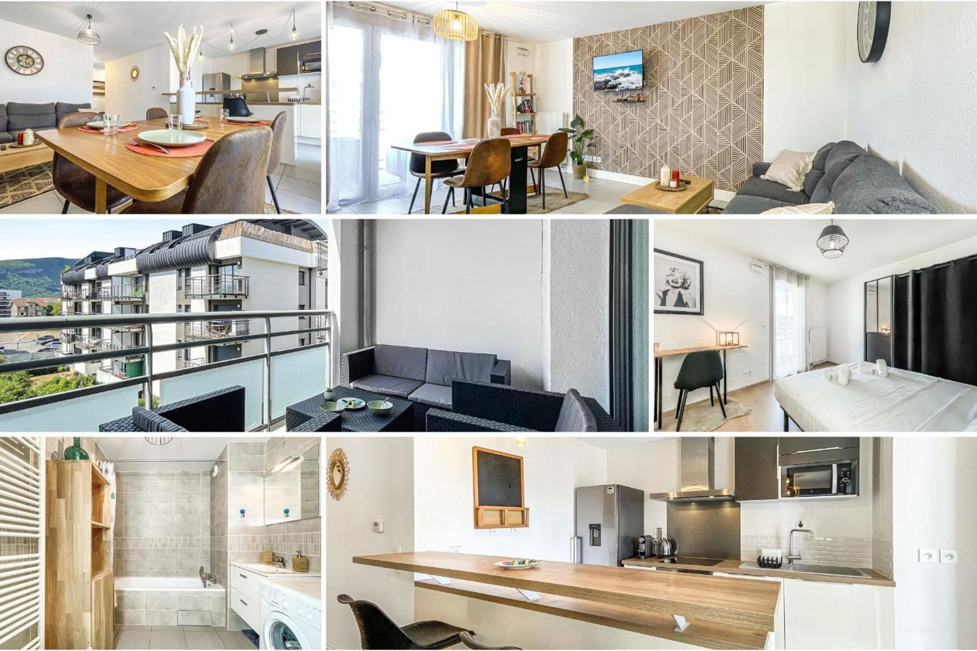 Homey Chloe - New - Parking Gratuit - Balcon Prive - Proche Geneve Annemasse Extérieur photo